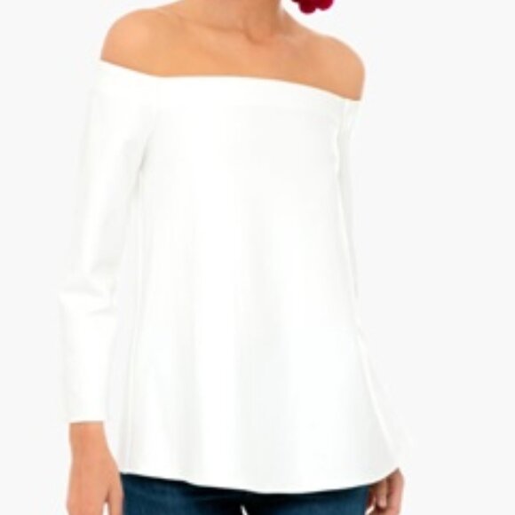 Tuckernuck White Off-Shoulder Top - Picture 2 of 3